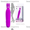 Estimulador de clitoris con forma de conejo y 10 modos de vibracion